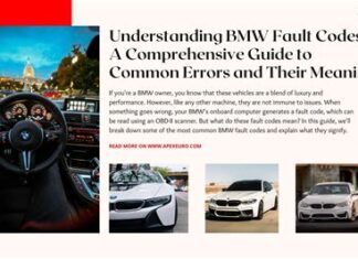 Understanding BMW Common Errors: A Comprehensive Guide