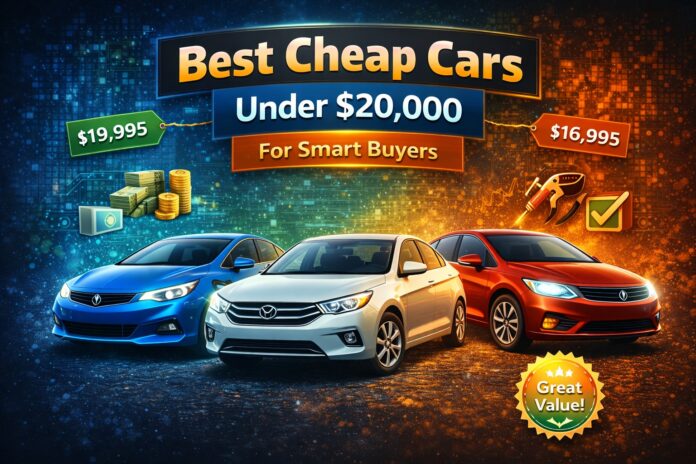 Best Cheap Cars Under $20,000 for Smart Buyers