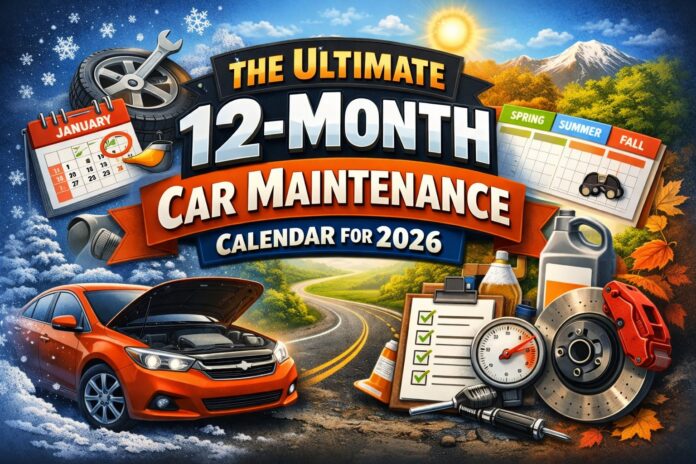 The Ultimate 12-Month Car Maintenance Calendar for 2026