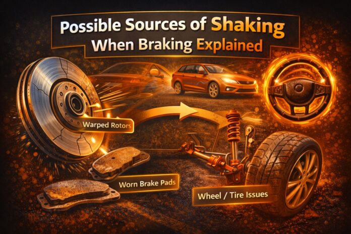 Why Your Car Shakes When Braking: Rotors vs. Pads