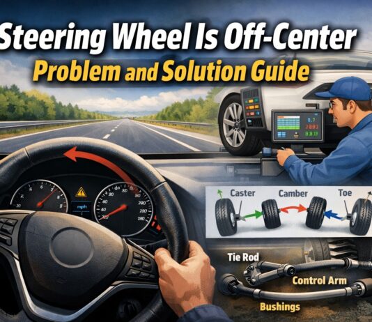 Steering Wheel Is Off-Center Problem and Solution Guide Steering Wheel Is Off-Center Problem and Solution Guide