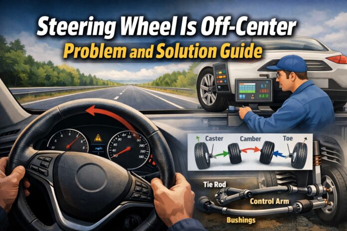 Steering Wheel Is Off-Center Problem and Solution Guide